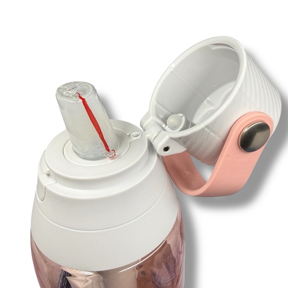 Brita Premium Filtering Water Bottle with Straw 5 Filters Total Blush Pink 26 oz - Picture 7 of 14